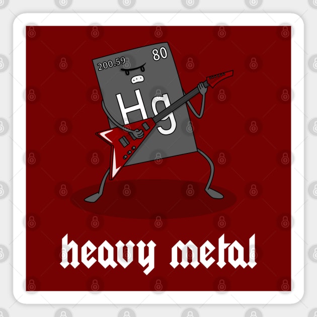 Heavy Metal Magnet by Mongedraws